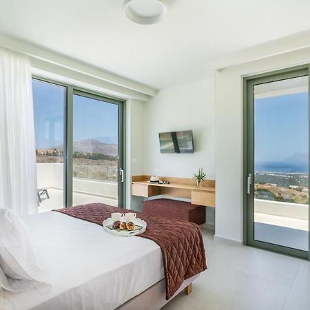 Luxurious Villa Cretan Aura With Private Heated Pool, Jacuzzi And Playroom Agios Ioannis  Eksteriør bilde
